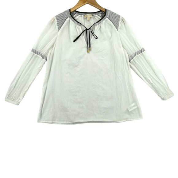-MICHAEL Michael Kors Peasant Blouse L - Picture 1 of 7